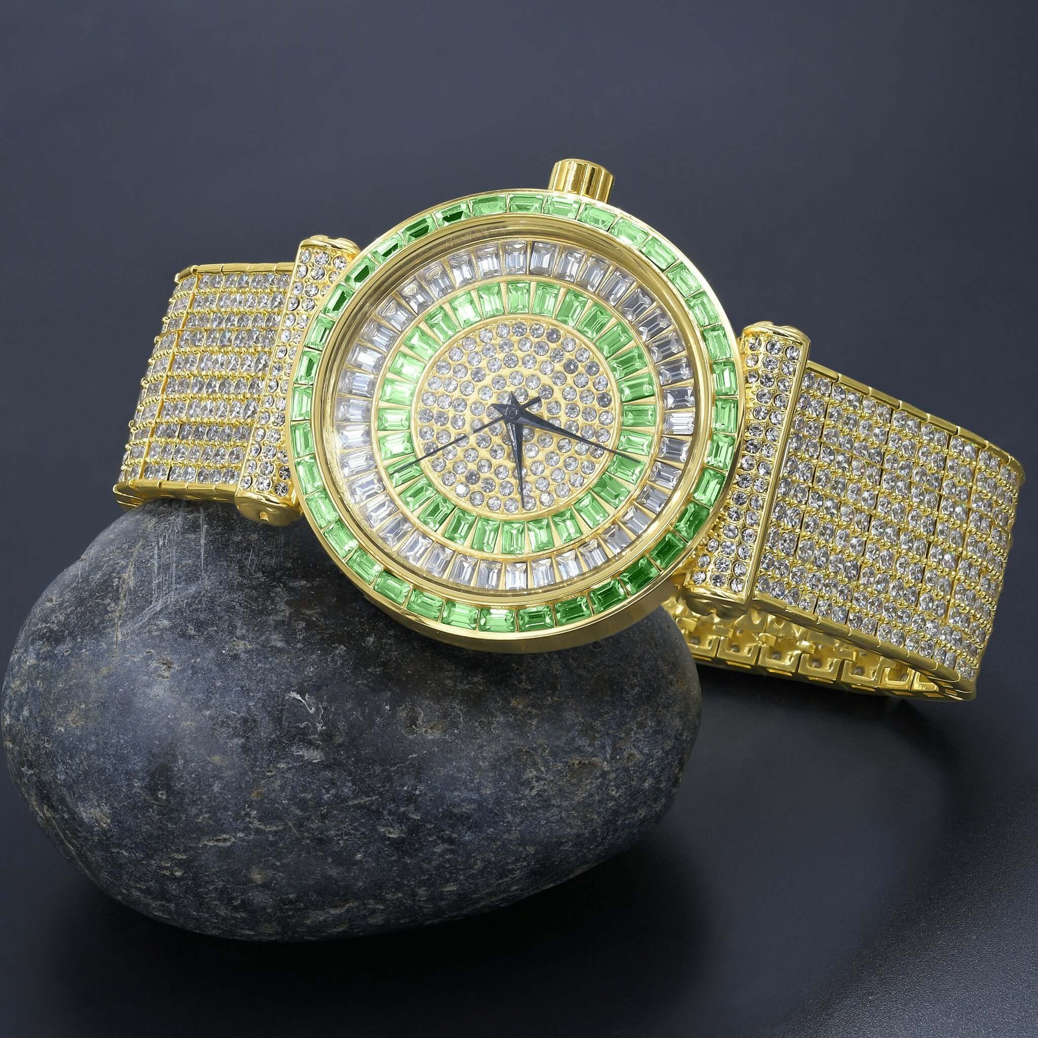 ELITE CASA FOXY CZ Iced Out Watch