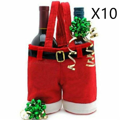ELITE CASA Santa Pants Candy Gift Bag