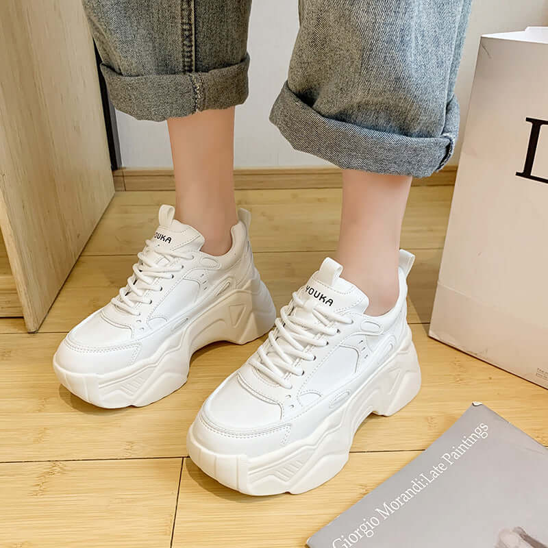 ELITE CASA Chunky Platform Fall Sneakers Women