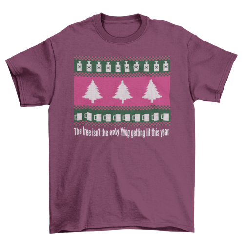 ELITE CASA Christmas Ugly Sweater Tee