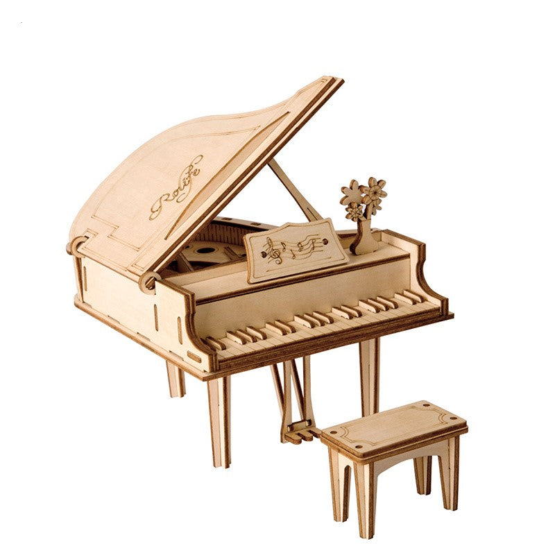ELITE CASA 3D Wooden Puzzle Piano Toy