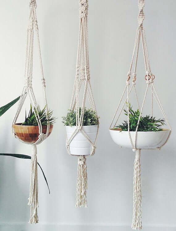 ELITE CASA Macrame Plant Hanger