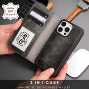 Casper iPhone 16 Pro Max Wallet Case Leather MagSafe