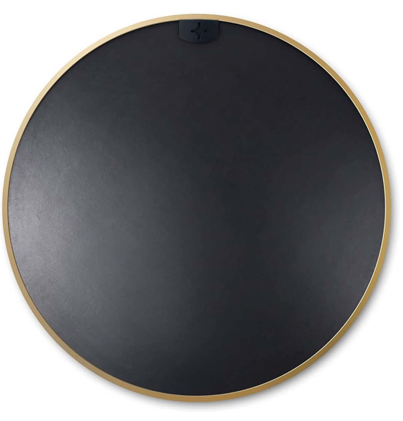 ELITE CASA 24" Gold Metal Round Bathroom Mirror