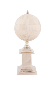 ELITE CASA Bone Globe with Aluminum Base