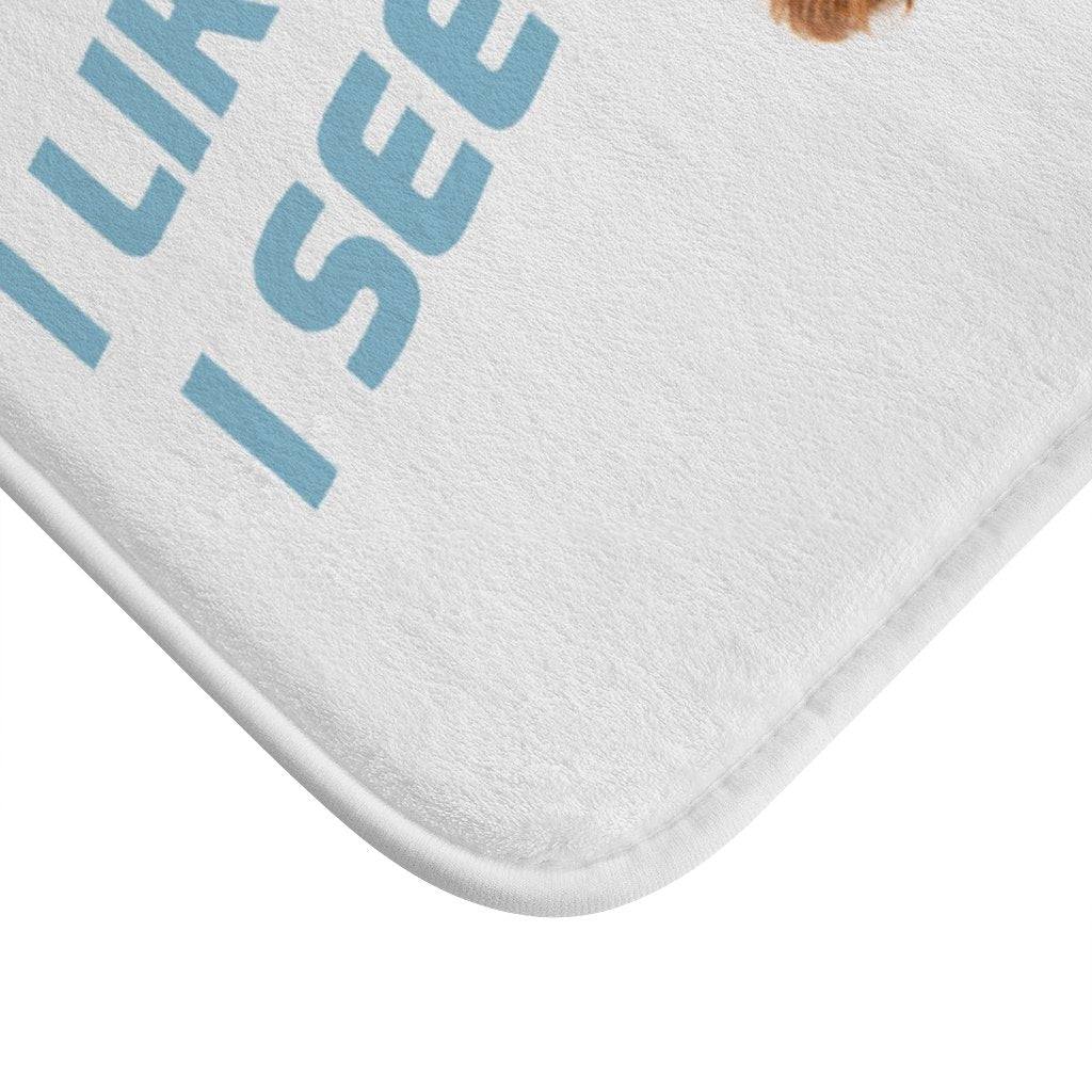ELITE CASA Funny Dog Bath Mat