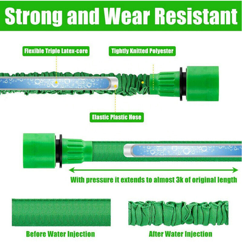 ELITE CASA Expandable Flexible Garden Water Hose