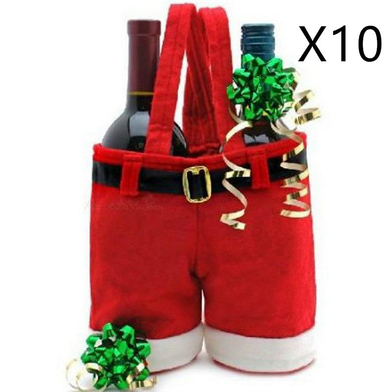 ELITE CASA Santa Pants Candy Gift Bag