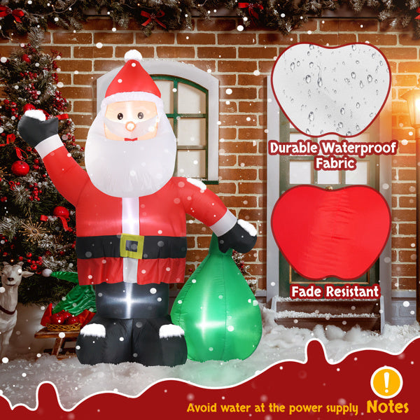 ELITE CASA6ft-gift-santa-claus-4-led-lights-
