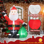 ELITE CASA6ft-gift-santa-claus-4-led-lights-