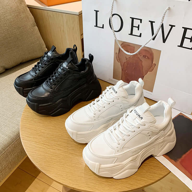 ELITE CASA Chunky Platform Fall Sneakers Women