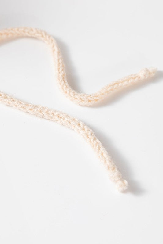 Olivia Knit Drawstring Hooded Sweater