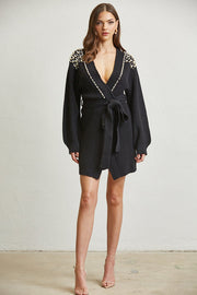 Sapphire Softness Sweater Dress