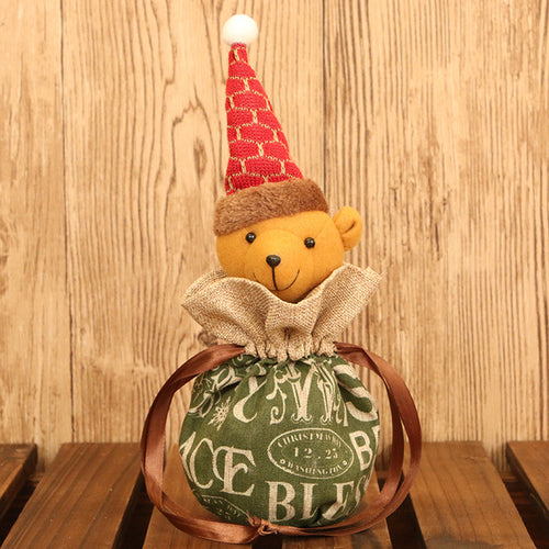 ELITE CASA Christmas Candy Holder Bag