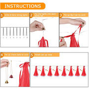 ELITE CASA Glowing Christmas Hat Lights