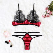 ELITE CASA Plus Size Erotic Lace Lingerie Set