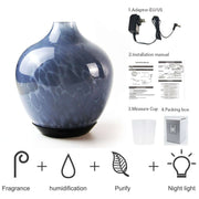 ELITE CASA Cool Mist Ultrasonic Glass Aroma Diffuser