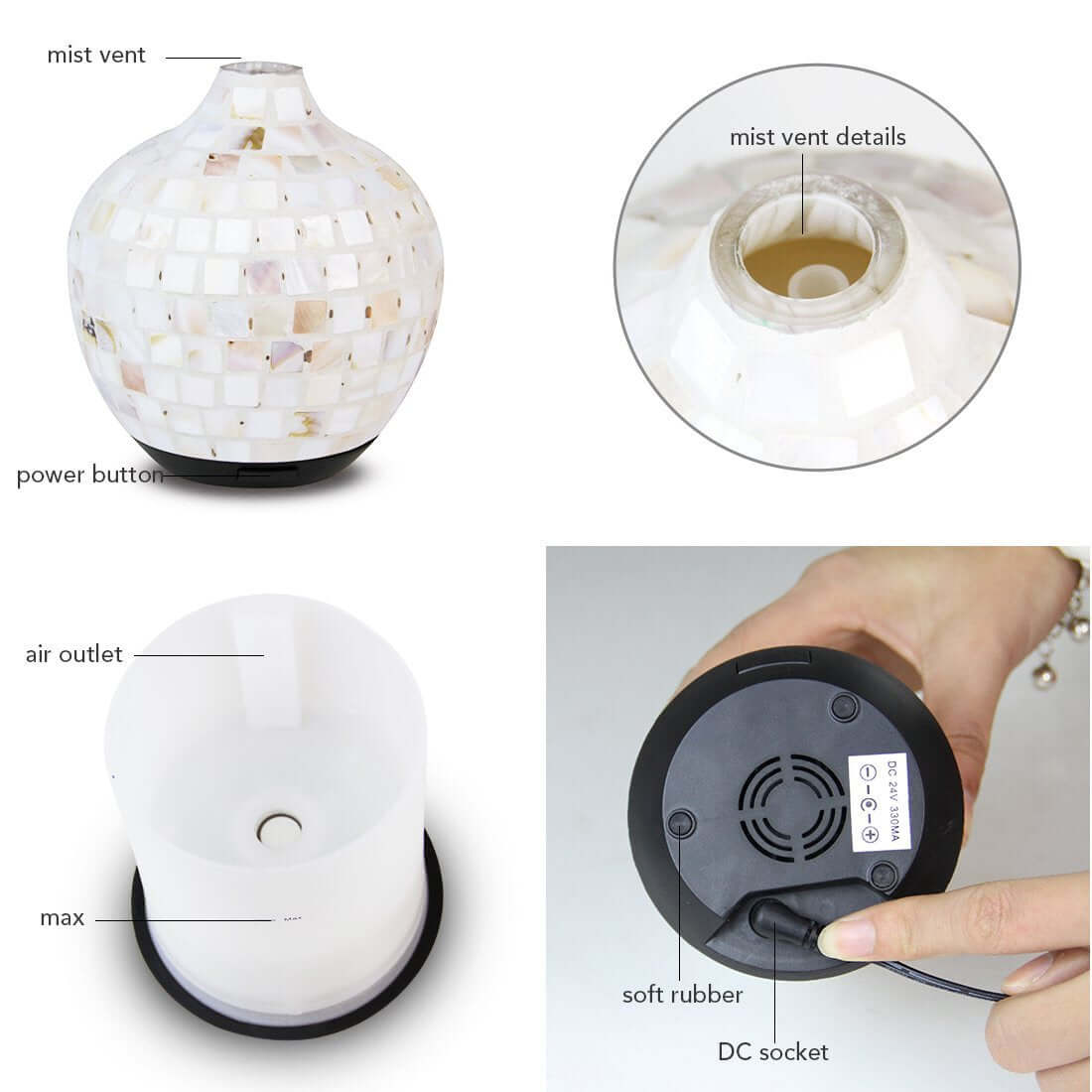 ELITE CASA Mosaic Aroma Diffuser