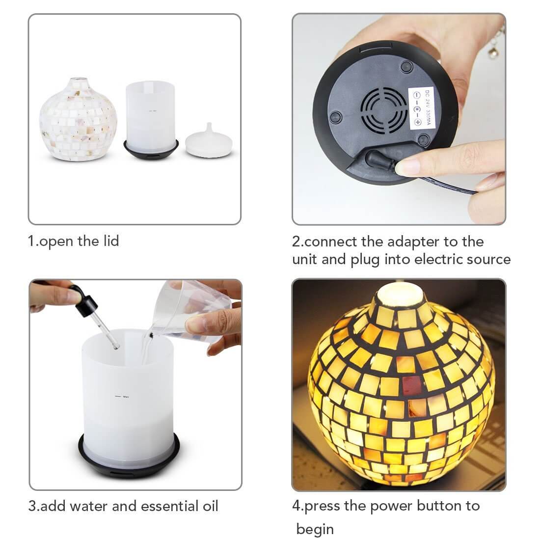 ELITE CASA Mosaic Aroma Diffuser