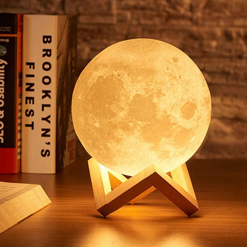 Book Light LED Moon Light Galaxy Light, Moon Night Light, Girl, Boy,