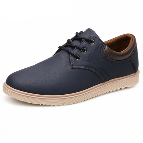 ELITE CASA Men’s Flat Oxford Casual Sneakers