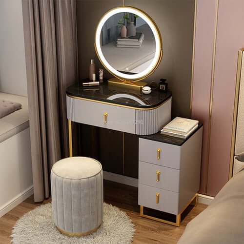 ELITE CASA Makeup Dressing Table Set