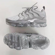 ELITE CASA Women’s Summer Vulcanize Sneakers in grey with clear sole and stylish design.