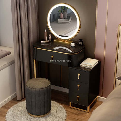 ELITE CASA Makeup Dressing Table Set
