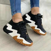 ELITE CASA Thick Sole Canvas Summer Sneakers