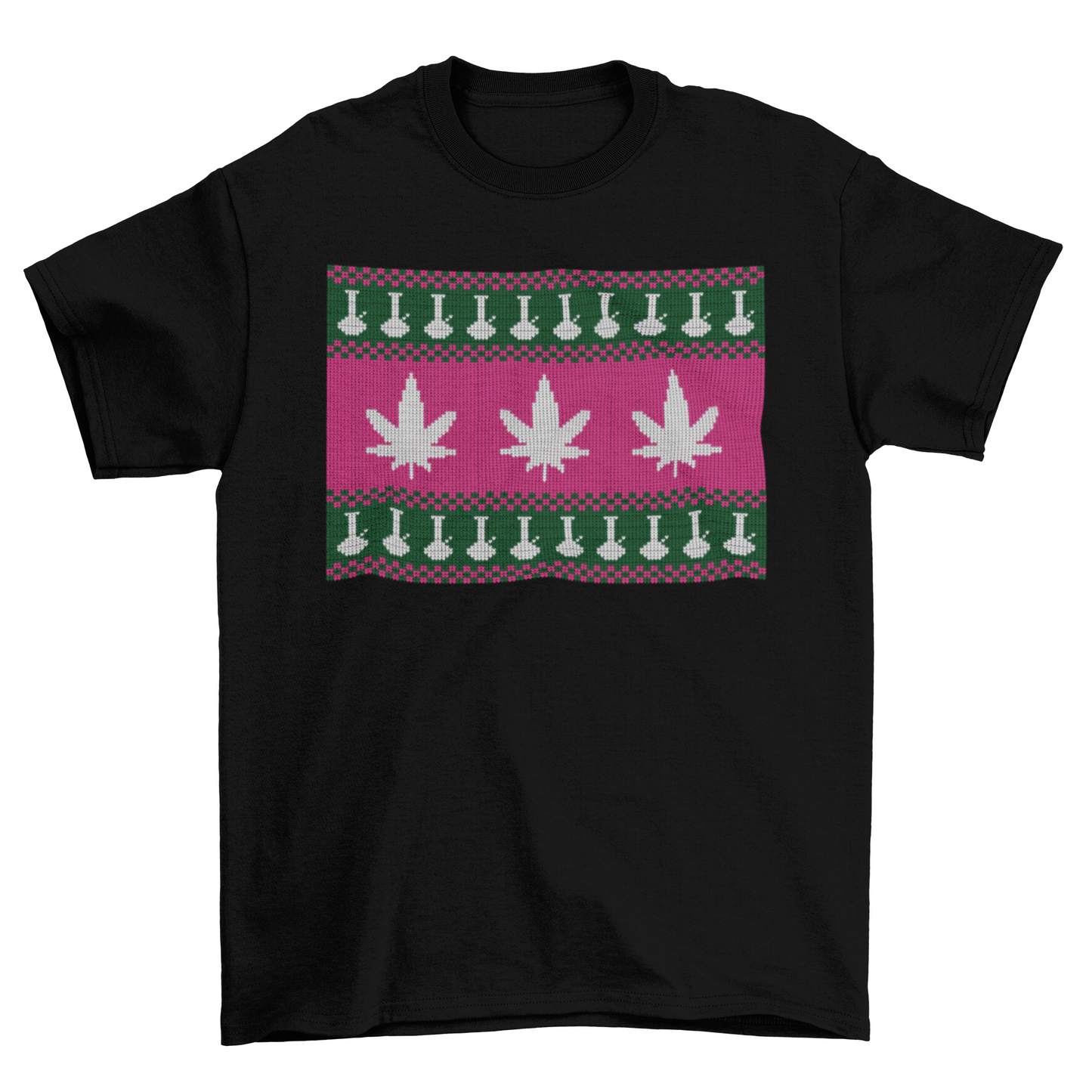 ELITE CASA Weed Bong Ugly Sweater Tee