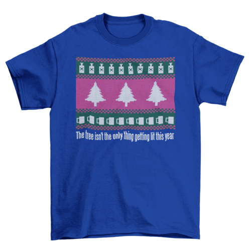 ELITE CASA Christmas Ugly Sweater Tee