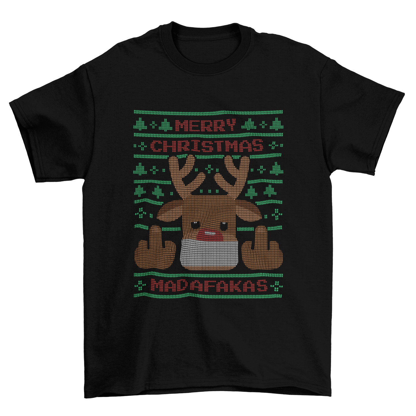 ELITE CASA Ugly Sweater Reindeer Tee