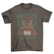 ELITE CASA Ugly Sweater Reindeer Tee