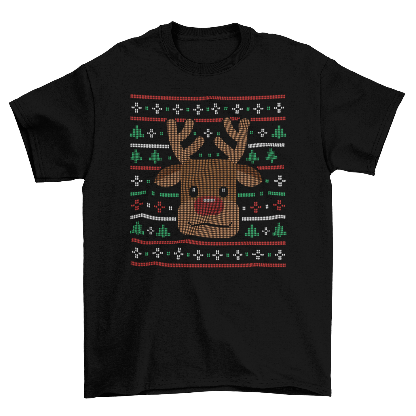 ELITE CASA Reindeer Ugly Sweater T-Shirt
