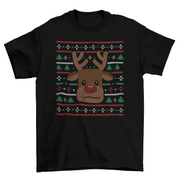 ELITE CASA Reindeer Ugly Sweater T-Shirt