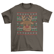 ELITE CASA Reindeer Ugly Sweater T-Shirt