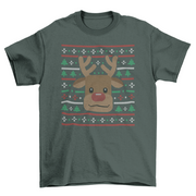 ELITE CASA Reindeer Ugly Sweater T-Shirt