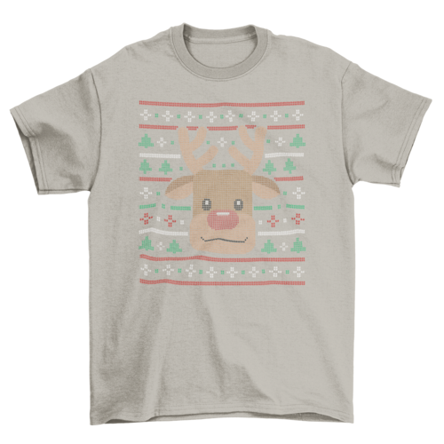 ELITE CASA Reindeer Ugly Sweater T-Shirt