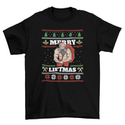 ELITE CASA Muscular Santa Claus Ugly Tee