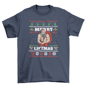 ELITE CASA Muscular Santa Claus Ugly Tee