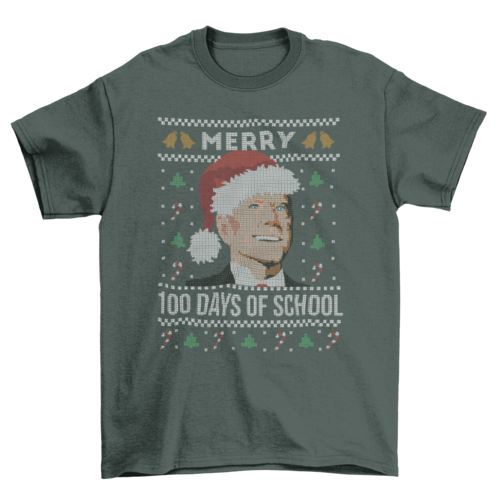 ELITE CASA Christmas Biden Ugly Sweater Tee