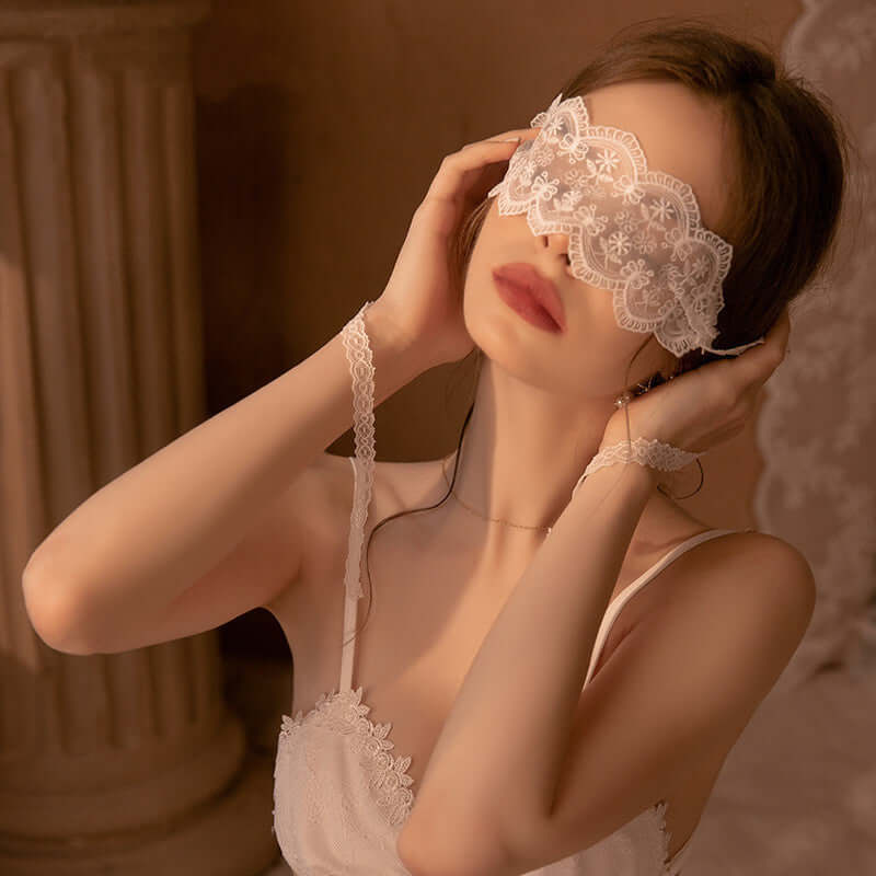 ELITE CASA Erotic Hollow Lace Eye Mask