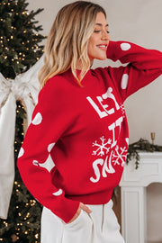 ELITE CASA LET IT SNOW Holiday Sweater