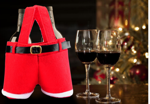 ELITE CASA Santa Pants Candy Gift Bag