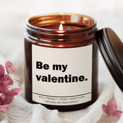 Be my valentine Candle