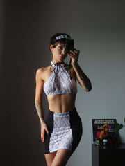 ELITE CASA Sexy French Maid Costume Lingerie Set