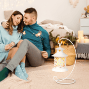 ELITE CASA Candle Holder with Bracket Décor