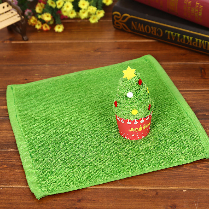 ELITE CASA christmas-gift-towel-decoration