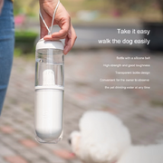 ELITE CASA Outdoor Pet Travel Water Dispenser for easy dog walking and hydration on the go.