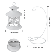 ELITE CASA Candle Holder with Bracket Décor